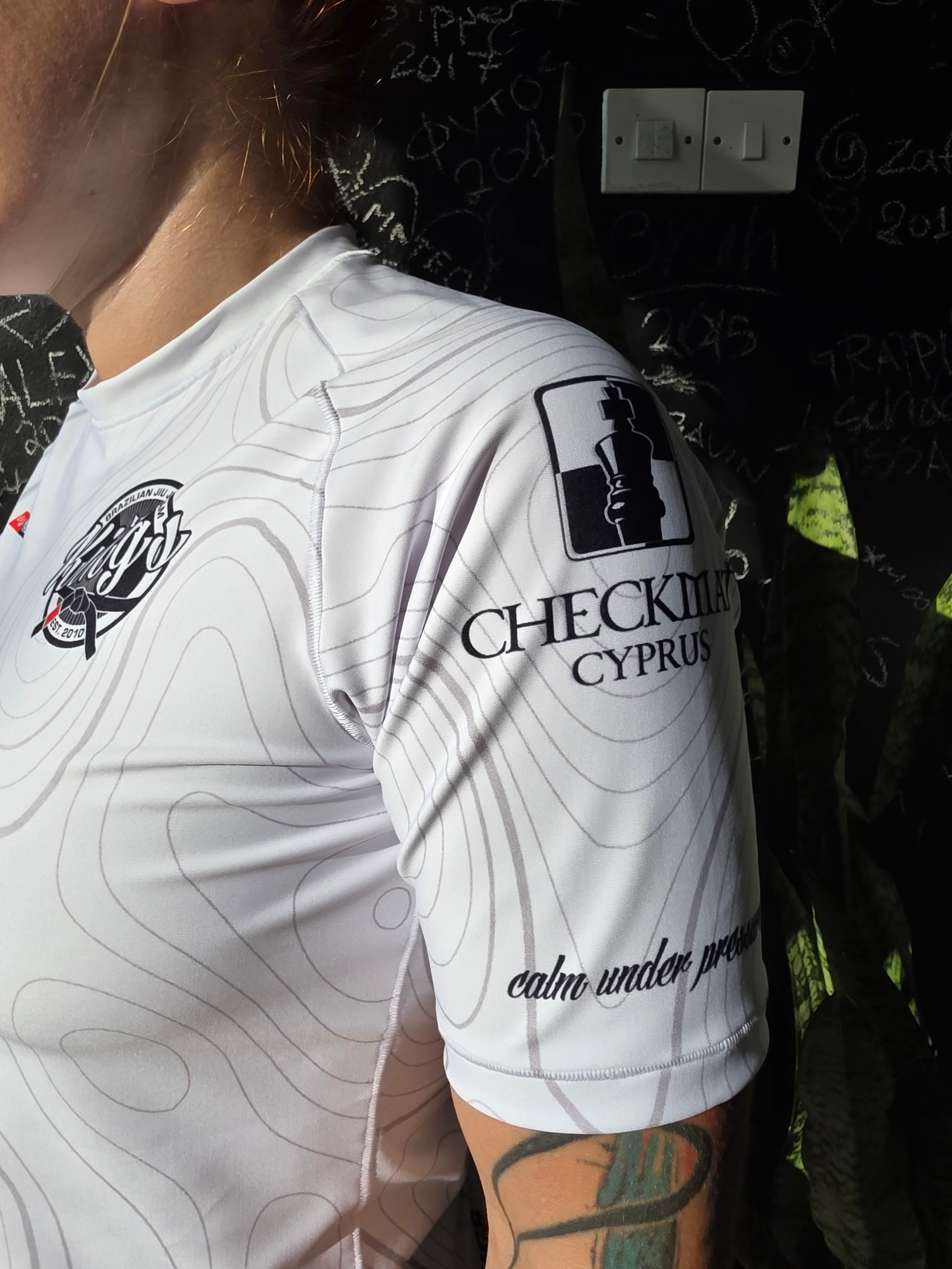 25Contour Rashguard White