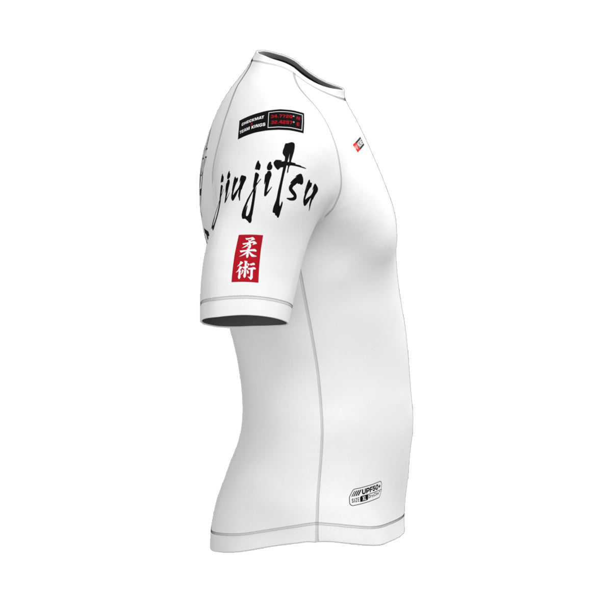 25Contour Rashguard White