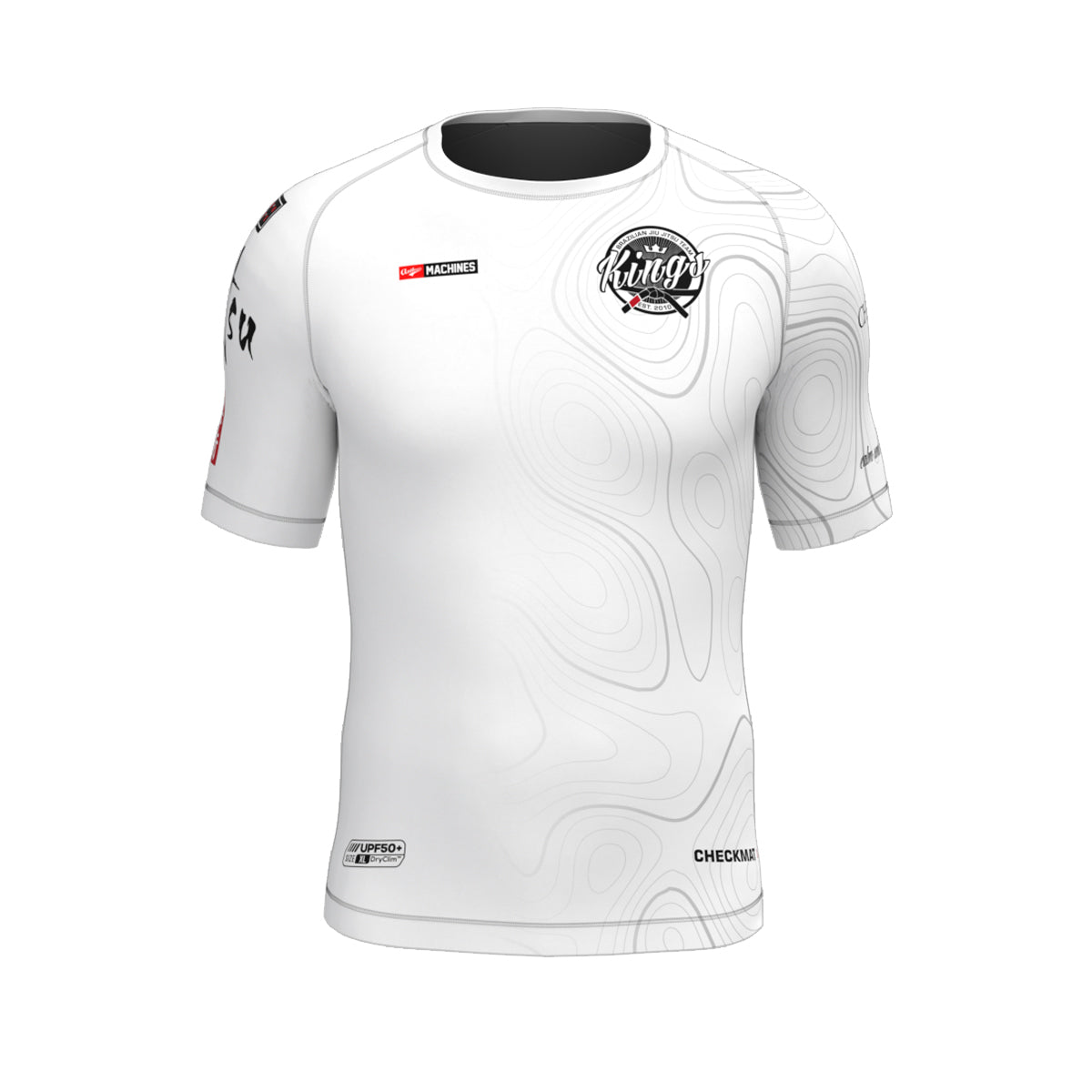 25Contour Rashguard White