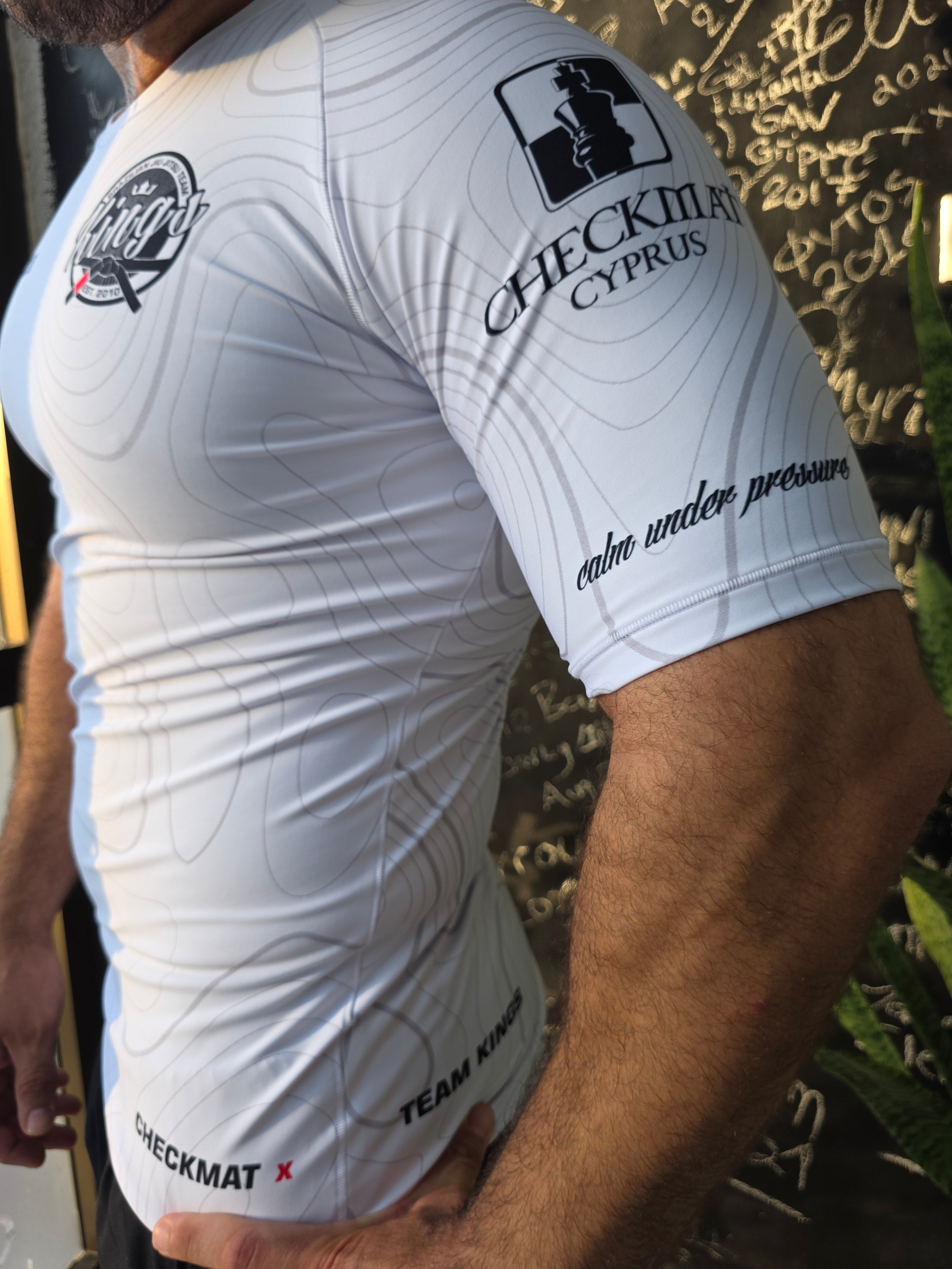 25Contour Rashguard White