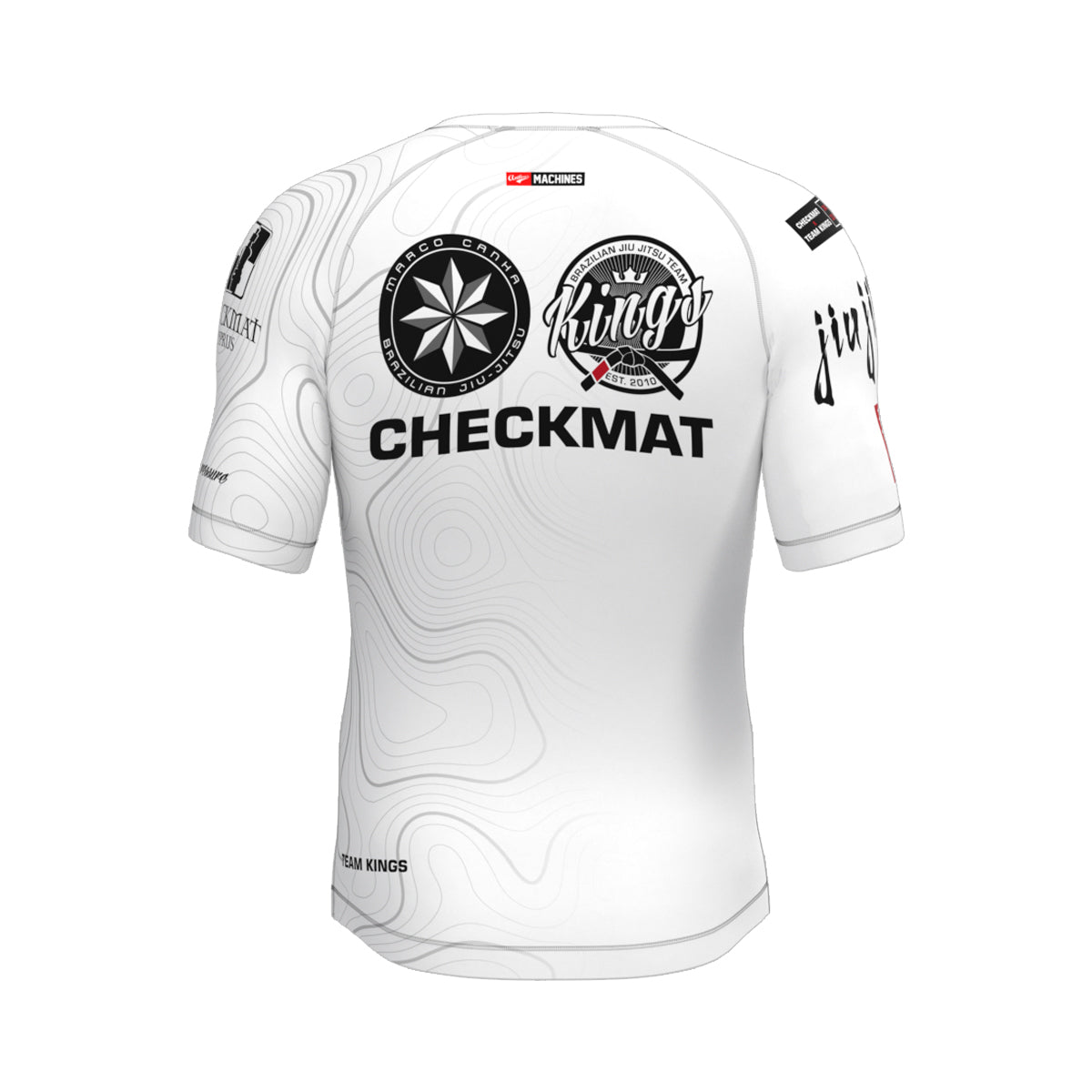 25Contour Rashguard White