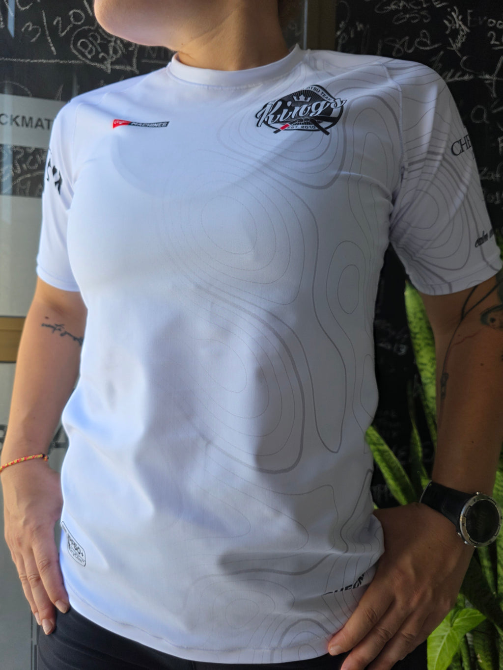 25Contour Rashguard White